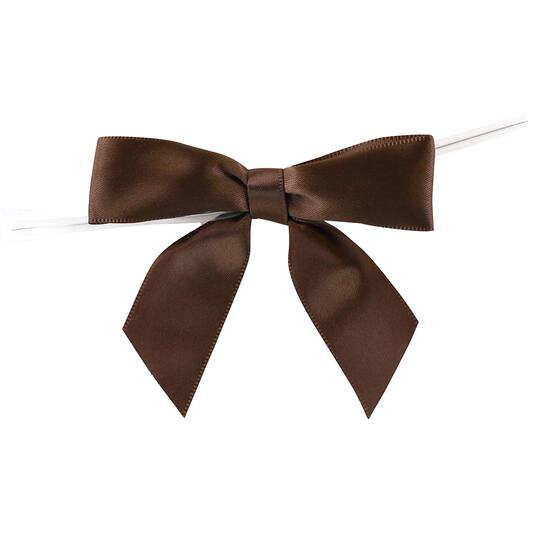 JAM Paper 3.25" Satin Twist Tie Bows